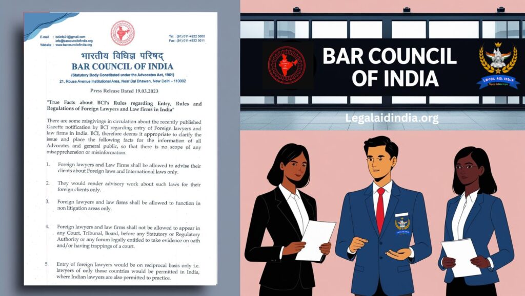 BCI Rules for Foreign Lawyers in India 2025 legalaidindia 1